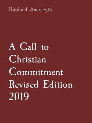 cover image of A Call to Christian Commitment Revised Edition 2019